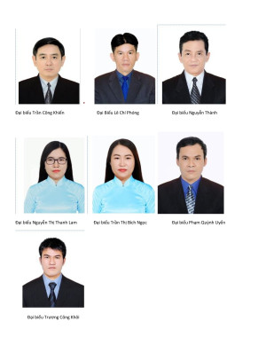 Danh sách tổ đại biểu HDND ấp Nguyễn Thái Học