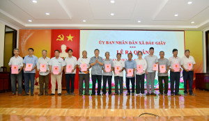 Công bố Quyết định thành lập 17 Tổ Công nghệ số cộng đồng xã Dầu Giây