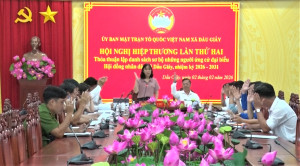 Đại biểu biểu quyết nhất trí với danh sách sơ bộ những người ứng cử đại biểu HĐND xã, khóa II, nhiệm kỳ 2026 2031