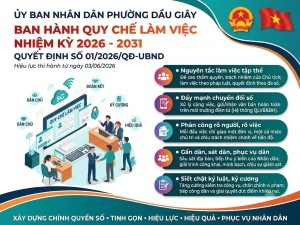 Phường Dầu Giây chính thức ban hành Quy chế làm việc của Ủy ban nhân dân nhiệm kỳ 2026-2031