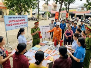 Tăng cường tuyên truyền sử dụng điện an toàn và PCCC trên địa bàn phường Dầu Giây