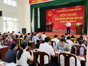 Đẩy mạnh công tác thông tin, tuyên truyền chính sách pháp luật về Trợ giúp pháp lý trên địa bàn phường