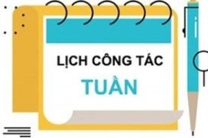 lịch làm việc tuần từ ngày 09/02/2026 đến ngày 14/02/2026