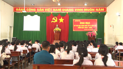 khai mac ky thi hoc sinh gioi lop 9 cap xa