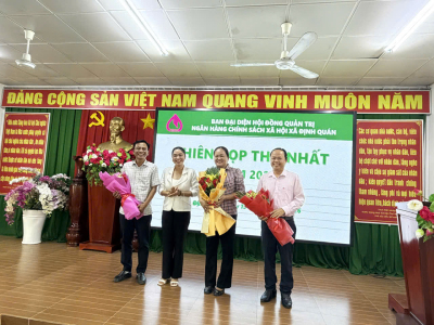 XÃ ĐỊNH QUÁN: THÀNH LẬP BAN ĐẠI DIỆN HĐQT NHCSXH VÀ TRIỂN...