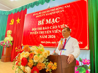 SÔI NỔI HỘI THI BÁO CÁO VIÊN, TUYÊN TRUYỀN VIÊN GIỎI XÃ ĐỊNH QUÁN NĂM 2026