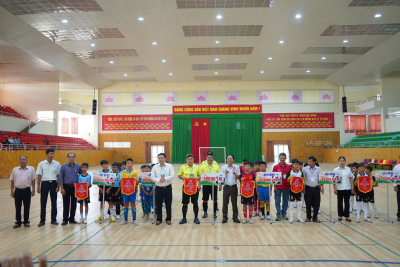 KHAI MẠC VÒNG LOẠI GIẢI BÓNG ĐÁ NHI ĐỒNG CÚP BÁO VÀ PHÁT THANH, TRUYỀN HÌNH ĐỒNG NAI - C.P. VIỆT NAM LẦN THỨ 21 CỤM THI ĐẤU SỐ 5
