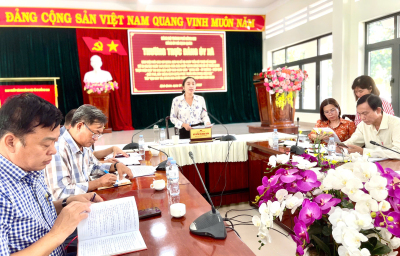 THƯỜNG TRỰC ĐẢNG ỦY XÃ:  HỌP RÀ SOÁT TIẾN ĐỘ THỰC HIỆN KẾ...