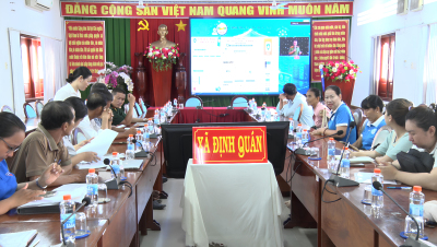 Các đại biểu xã Định Quán tham gia hội nghị tập huấn
