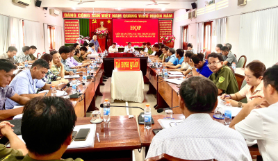 HỌP RA SOAT DỮ LIỆU ĐẤT