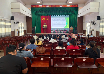XÃ ĐỊNH QUÁN TẬP HUẤN NÂNG CAO NĂNG LỰC CHO ĐỘI NGŨ LÀM CÔNG...