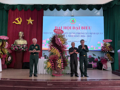 ĐẠI HỘI ĐẠI BIỂU HỘI CỰU THANH NIÊN XUNG PHONG XÃ ĐỊNH QUÁN...