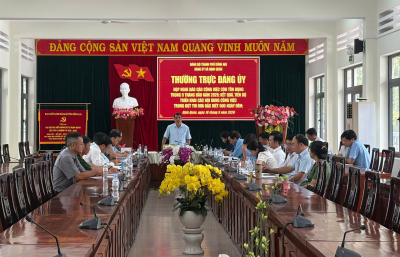 XÃ ĐỊNH QUÁN KIỂM TRA, ĐÁNH GIÁ TIẾN ĐỘ THỰC HIỆN CÁC NHIỆM...