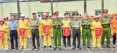HỘI THAO KIỂM TRA NGHIỆP VỤ CHỮA CHÁY VÀ CỨU NẠN, CỨU HỘ NĂM...