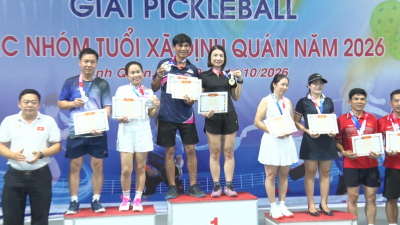 LỄ BẾ MẠC VÀ TRAO GIẢI PICKLEBALL NHÓM LÃNH ĐẠO NĂM 2026.