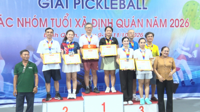 BẾ MẠC GIẢI PICKLEBALL CÁC NHÓM TUỔI NĂM 2026