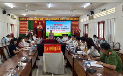 XÃ ĐỊNH QUÁN HOÀN THIỆN HỒ SƠ KẾT QUẢ XÂY DỰNG NÔNG THÔN MỚI