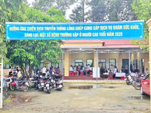 Chiến dịch khám sức khỏe cho người cao tuổi xã Đồng Phú