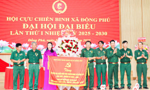 Đại hội đại biểu Hội Cựu Chiến binh xã Đồng Phú thành công tốt đẹp