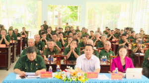 Hội Cựu chiến binh xã Đồng Phú họp mặt kỷ niệm 36 năm Ngày thành lập Hội Cựu chiến binh Việt Nam