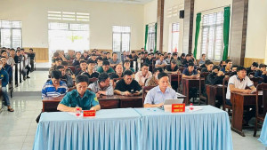 BAN CHQS XÃ ĐỒNG PHÚ TỔ CHỨC SINH HOẠT VÀ CHI TRẢ PHỤ CẤP CHO QUÂN NHÂN DỰ BỊ NĂM 2025