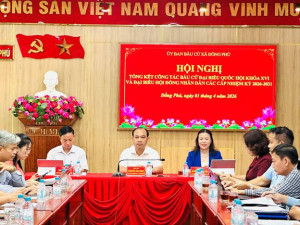 Đồng Phú tổ chức Hội nghị tổng kết công tác bầu cử đại biểu Quốc hội khóa XVI và đại biểu HĐND các cấp nhiệm kỳ 2026-2031