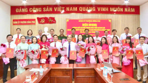 Đảng bộ phường Đồng Phú công bố các Quyết định của Thành ủy về công tác tổ chức và cán bộ
