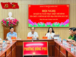 Đồng Phú: sơ kết 1 năm vận hành mô hình chính quyền địa phương 02 cấp