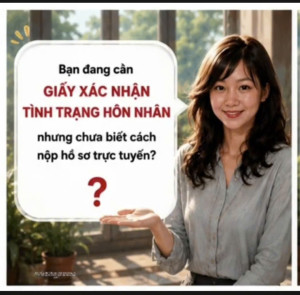 Ảnh xác nhận tình trạng hôn nhân