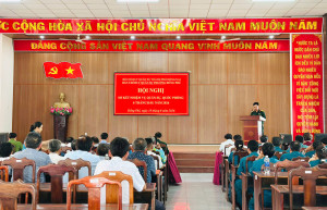 Ban CHQS phường Đồng Phú sơ kết nhiệm vụ quân sự quốc phòng 6 tháng đầu năm 2026