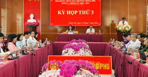 Kỳ họp thứ 3 (thường lệ giữa năm 2026) HĐND phường Đồng Phú khóa I, nhiệm kỳ 2026 - 2030