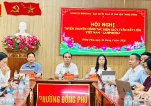 Phường Đồng Phú tham dự Hội nghị tuyên truyền công tác biên...