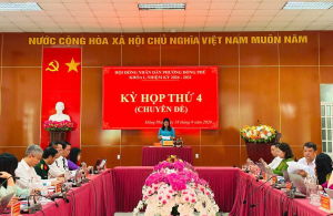 Kỳ họp thứ 4 (kỳ họp chuyên đề) của HĐND phường Đồng Phú khóa I, nhiệm kỳ 2026-2031