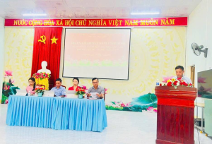 Thường trực Đảng ủy phường làm việc với chi bộ khu phố Tân An và Tân Phú