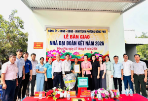 Đồng Phú: Khởi công và bàn giao nhà Đại đoàn kết cho hộ khó khăn về nhà ở