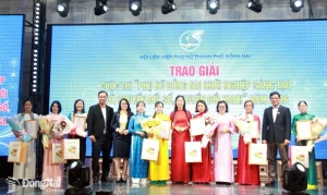 Phụ nữ phường Đồng Phú đạt giải khuyến khích cuộc thi Phụ nữ khởi nghiệp đổi mới sáng tạo với chuyển đổi số, chuyển đổi xanh năm 2026