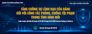 Tăng cường sự lãnh đạo của Đảng đối với công tác phòng, chống tội phạm trong tình hình mới