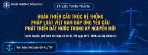 Hoàn thiện cấu trúc hệ thống pháp luật Việt Nam đáp ứng yêu cầu phát triển đất nước trong kỷ nguyên mới