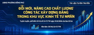 Đổi mới, nâng cao chất lượng công tác xây dựng Đảng trong khu vực kinh tế tư nhân
