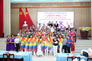 Sôi nổi Hội thi Dân vũ, Khiêu vũ chào mừng Ngày Phụ nữ Việt...