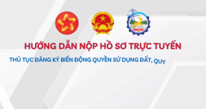 Hướng dẫn nộp hồ sơ trực tuyến