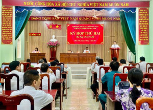 Hội đồng nhân dân xã Đồng Tâm khóa VI, nhiệm kỳ 2021 -2026 tổ chức kỳ họp thứ hai (kỳ họp chuyên đề) thông qua nghị quyết đổi tên ấp trên địa bàn xã.
