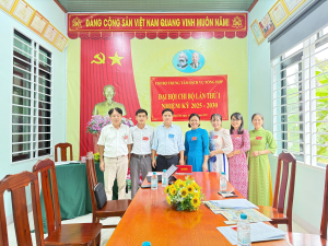 Đại hội Chi bộ Trung tâm Dịch vụ tổng hợp xã Đồng Tâm lần thứ I, nhiệm kỳ 2025-2030