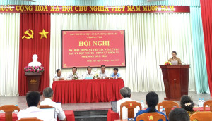 Đồng tâm tổ chức Hội nghị tiếp xúc cử tri với đại biểu HĐND...