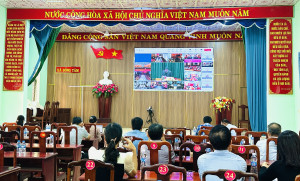 Hội nghị trực tuyến lớp bồi dưỡng cập nhật kiến thức, kỹ năng xây dựng Đảng