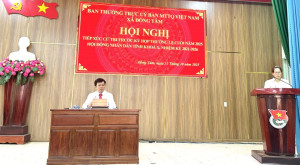 Hội nghị tiếp xúc cử tri trước kỳ họp cuối năm 2025 của HĐND tỉnh tại xã Đồng Tâm