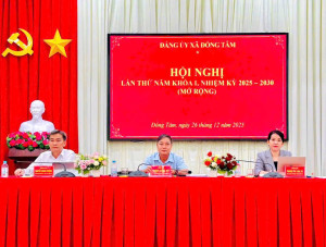 Đảng ủy xã Đồng Tâm tổ chức Hội nghị Ban Chấp hành Đảng bộ xã lần thứ Năm, nhiệm kỳ 2025–2030