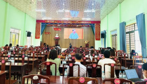 Xã Đồng Tâm tham dự Hội nghị Trung ương về phòng, chống tham nhũng, lãng phí, tiêu cực