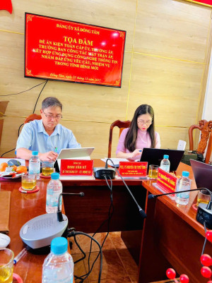 Xã Đồng Tâm tổ chức tọa đàm Đề án kiện toàn cấp ủy chi bộ ấp...