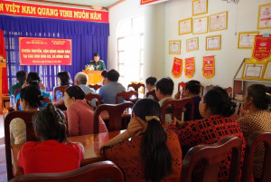 UBND xã Đồng Tâm phối hợp Bệnh viện Quân dân y 16 tuyên truyền Đề án 57